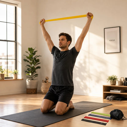 Resistance Bands Set - 5pcs with Carry Bag